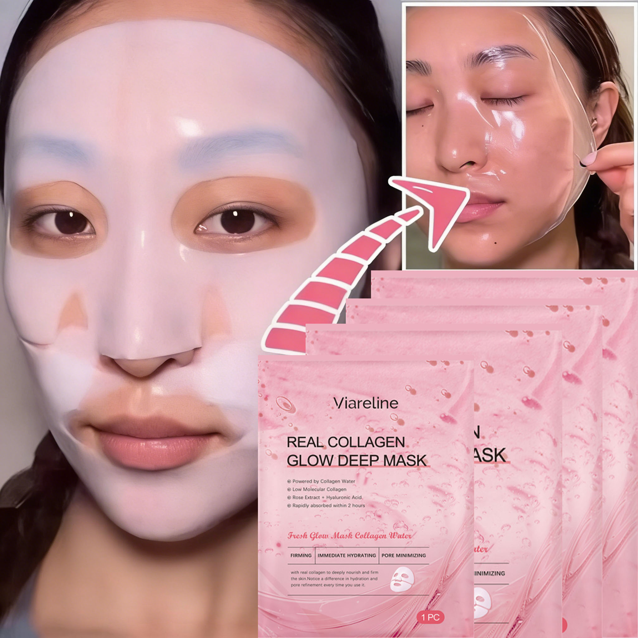 Luxury Skincare Brands - Máscara Noturna de Colágeno com DNA