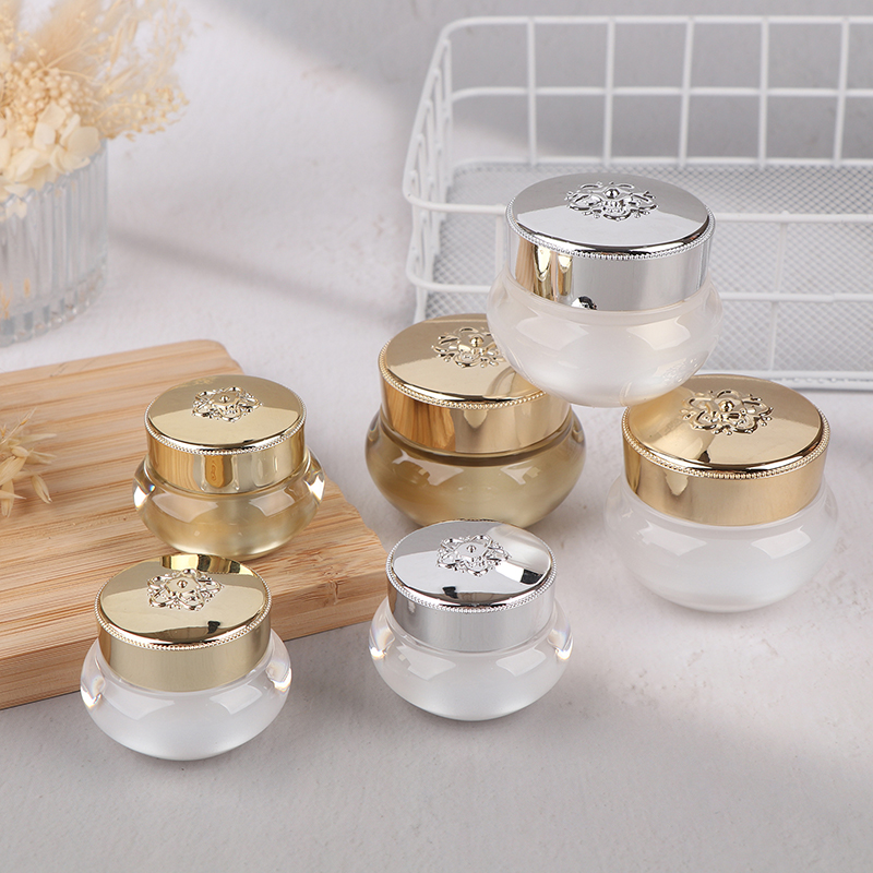 Frascos de Creme Acrílicos Vaz - Luxury Skincare Tools avaliação e preço