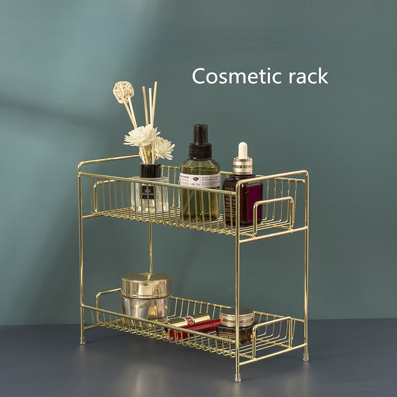 Rack de cosméticos dourado de  - Luxury Skincare Tools avaliação e preço