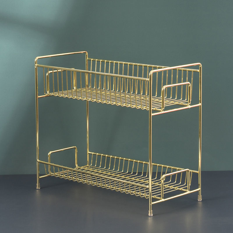 Rack de cosméticos dourado de  - Luxury Skincare Tools avaliação e preço