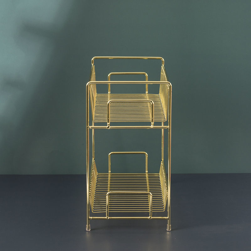 Rack de cosméticos dourado de  - Luxury Skincare Tools avaliação e preço