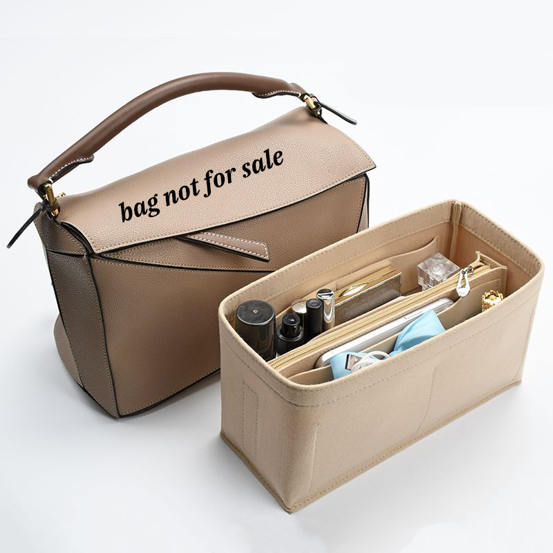Organizador de Bolsa de Feltro - Luxury Skincare And Makeup Brands avaliação e preço