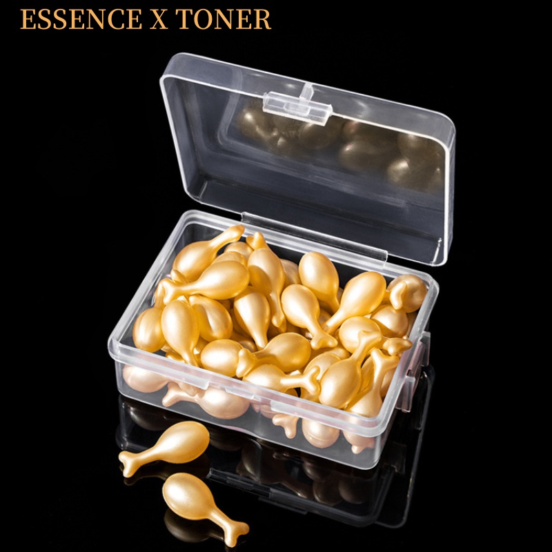 0,34g*50 Cápsulas de Essência  - Luxury Skincare Packaging avaliação e preço
