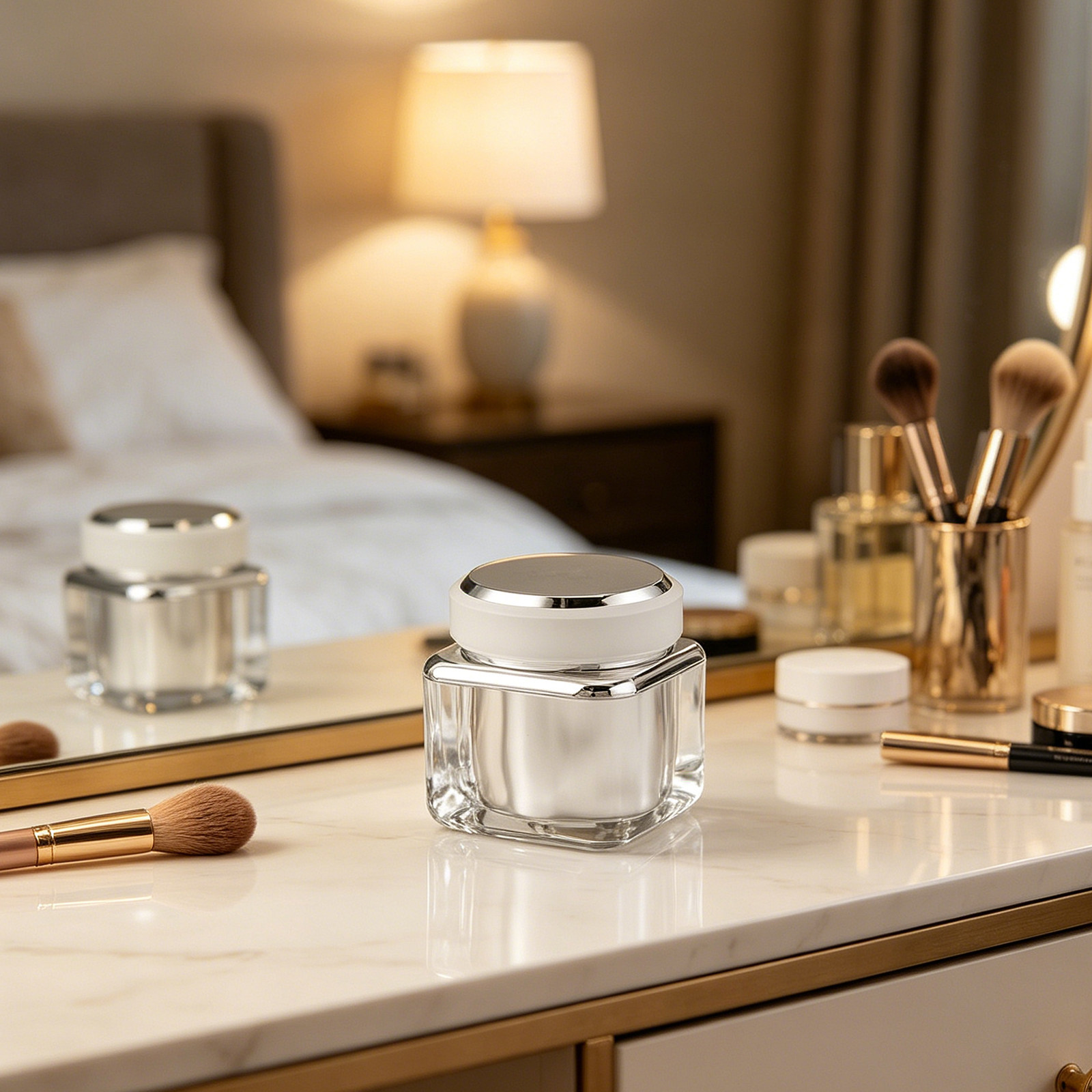 Conjunto de Frascos de Vidro R - Luxury Skincare Packaging avaliação e preço